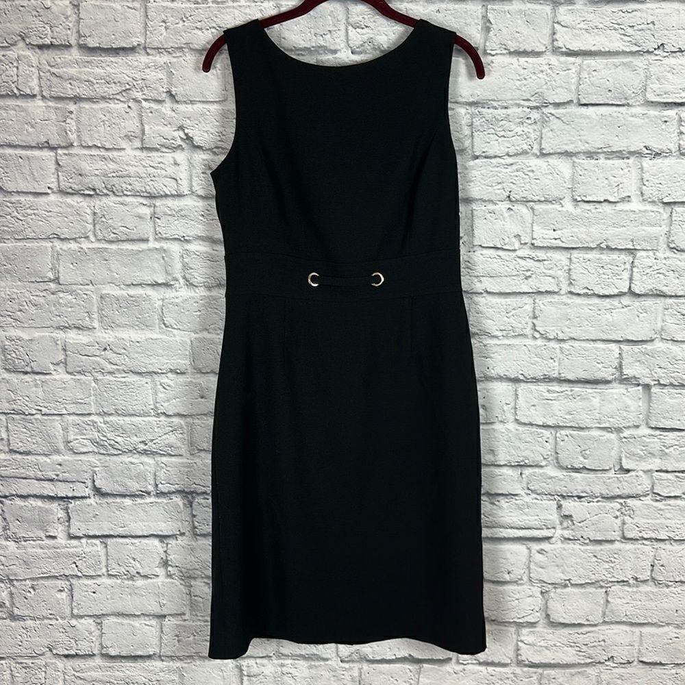 Tahari Business Casual Black Dress Size 8